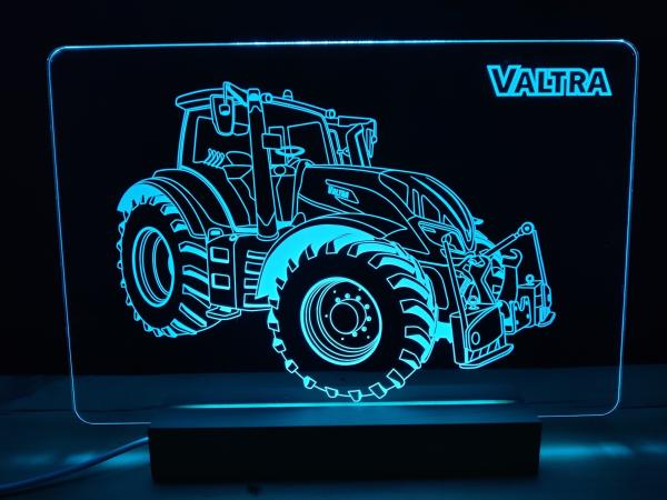 Valtra Traktor LED Schild